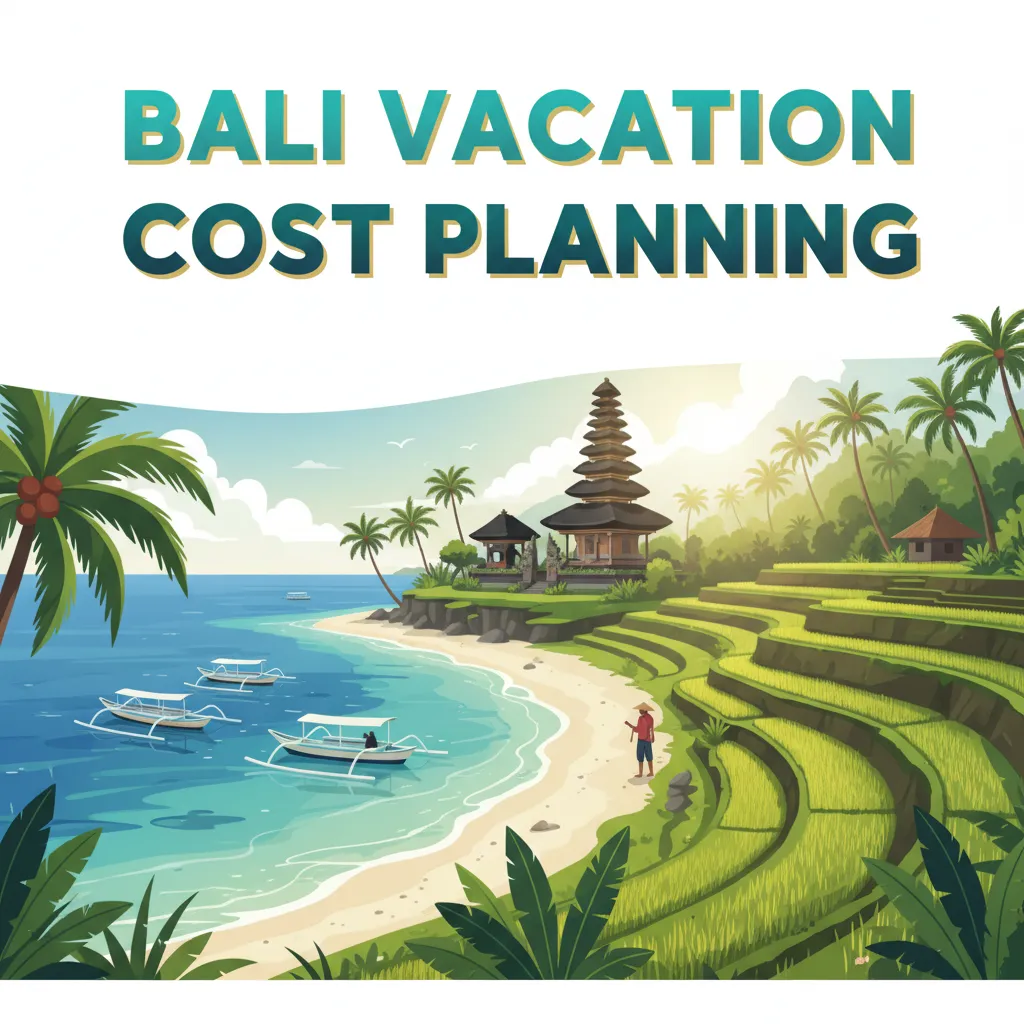 Bali vacation cost planning