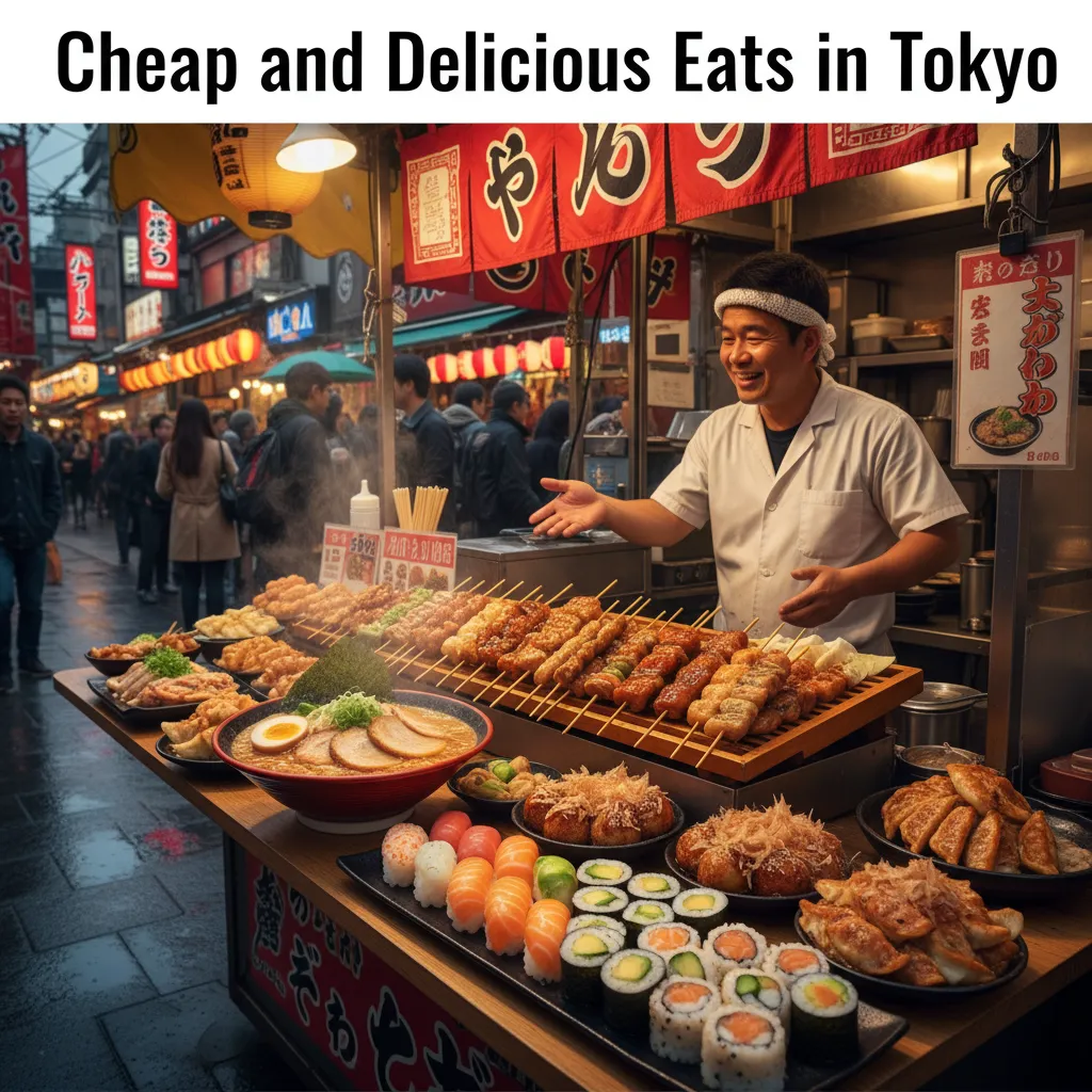 Cheap and Delicious Eats in Tokyo
