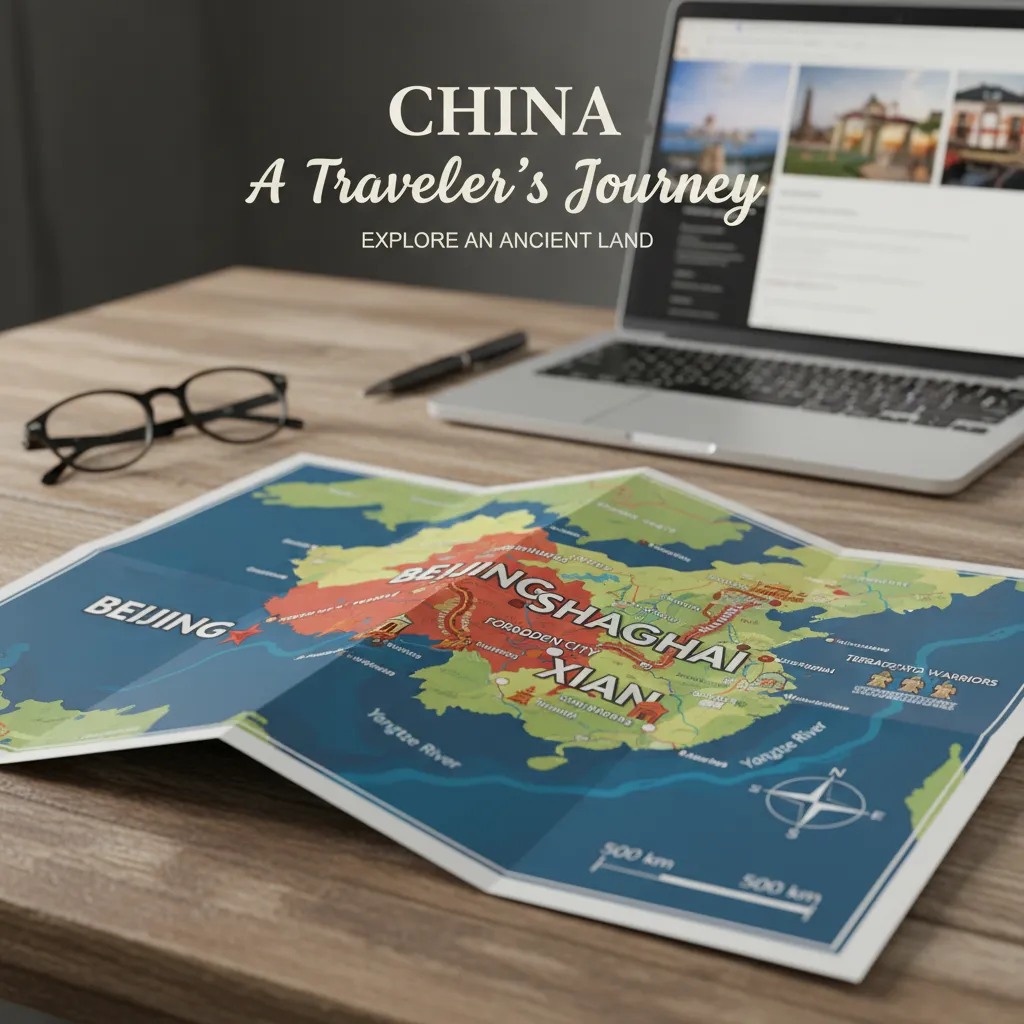China travel guide map overview