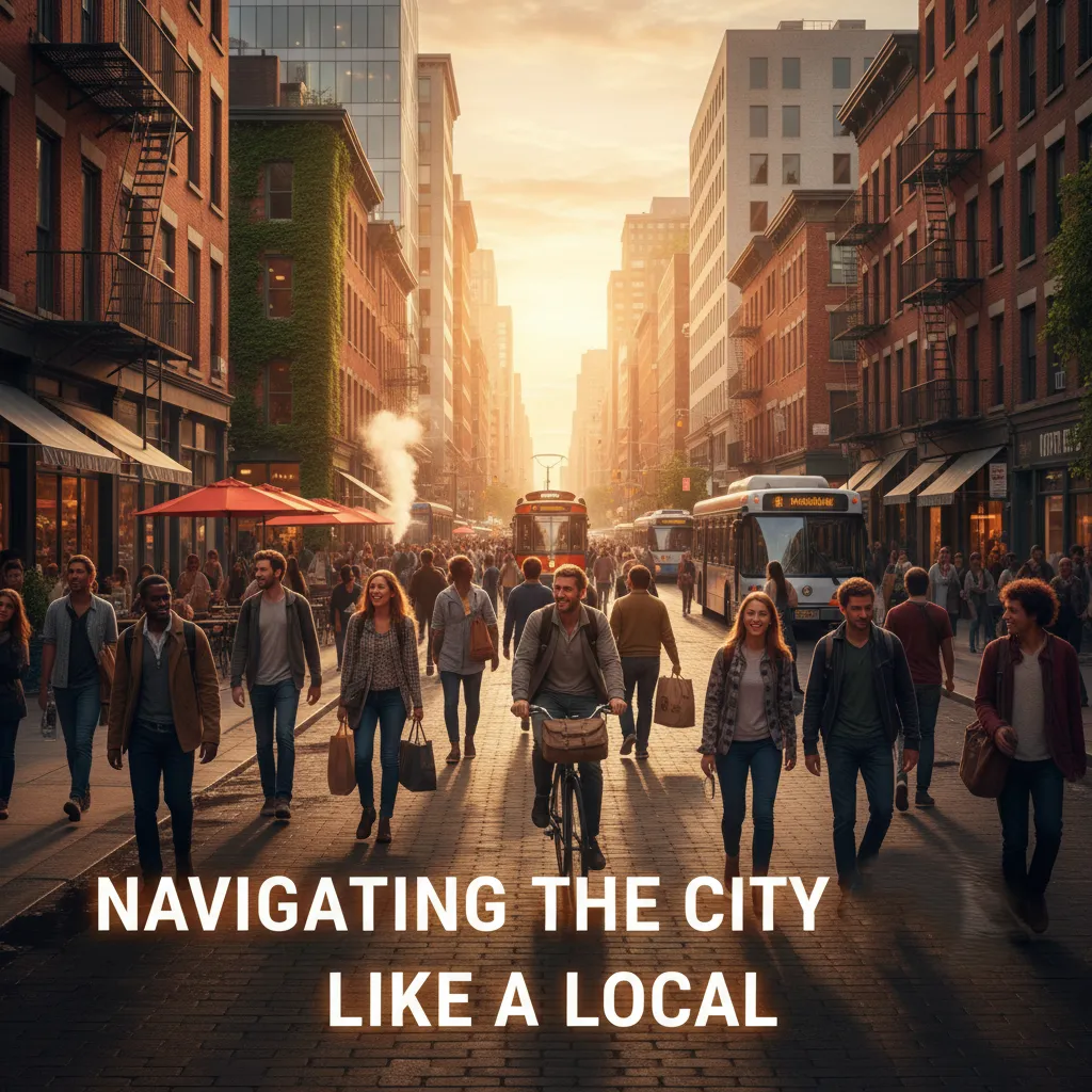 City navigation street map