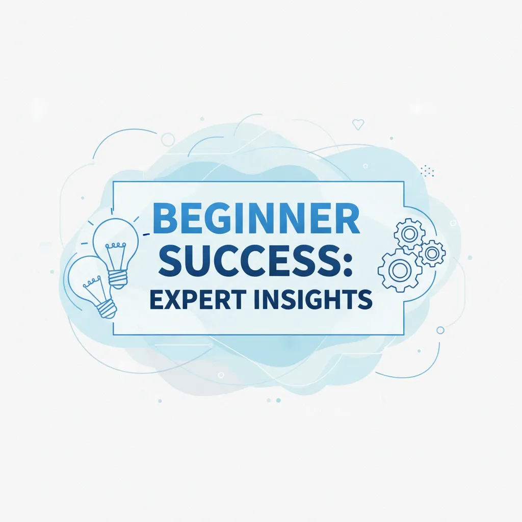 Expert advice for beginners