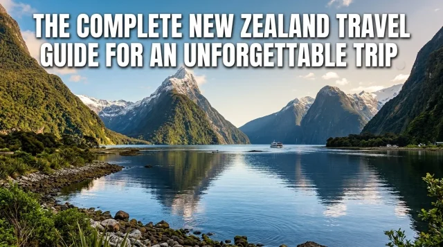 New Zealand travel landscape guide