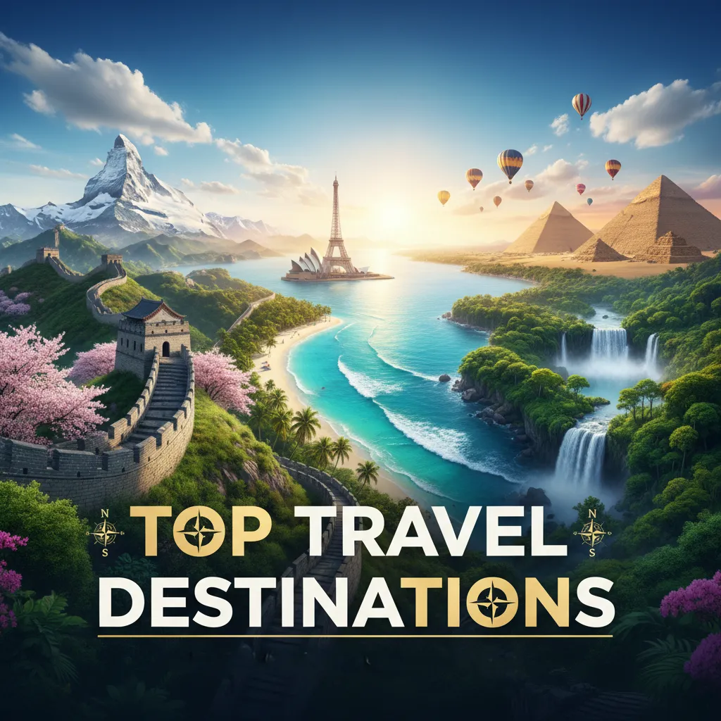 Top travel destinations view